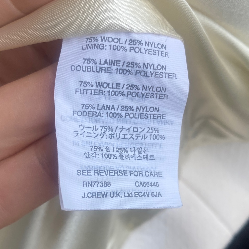 J. Crew Cream Zip-Up Jacket - Picture 3 of 6